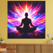 Meditation Chakra Gespannte Leinwand Wandkunst (Insitu (Wohnzimmer))