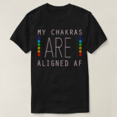 Meditation Chakra Yoga Geschenk, meine Chakras sin T-Shirt (Design vorne)