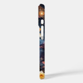 Meditation des verzauberten Buddha in Gold und Lot Case-Mate iPhone Hülle (Rückseite / Links)