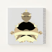 Meditation digitale Kunst Notizblock (Rückseite)