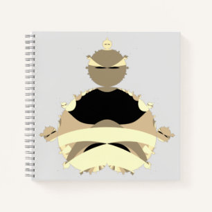 Meditation digitale Kunst Notizblock
