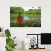 Meditation durch das Seebüster Poster (Heimbüro)