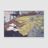 Meditation durch Eugene Grasset Seidenpapier (Vorderseite)