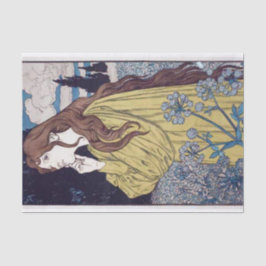 Meditation durch Eugene Grasset Seidenpapier