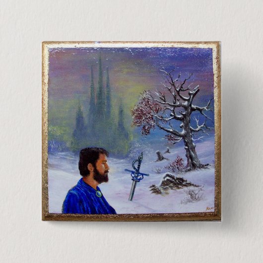 MEDITATION EINER RITTERS BUTTON (Vorderseite)
