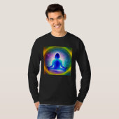 Meditation Enlightment Spiritual Yoga Transcendent T-Shirt (Vorne ganz)