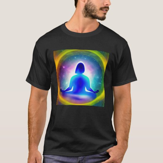 Meditation Enlightment Spiritual Yoga Transcendent T-Shirt (Vorderseite)