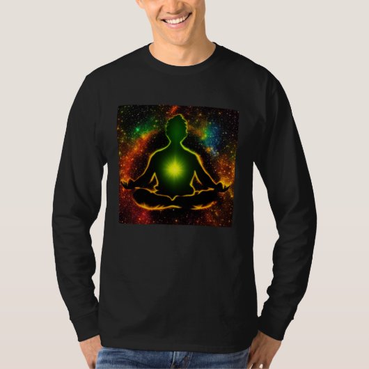 Meditation Enlightment Spiritual Yoga Transcendent T-Shirt (Vorderseite)
