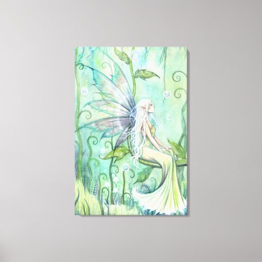 Meditation Fairy Fantasy Artwork von Molly Harriso Leinwanddruck (Vorderseite)