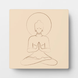 Meditation. Fotoplatte