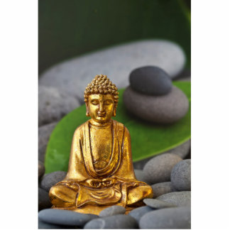 Meditation Freistehende Fotoskulptur