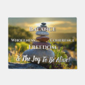 Meditation Fußmatte (Vorderseite)