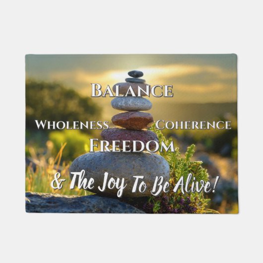 Meditation Fußmatte (Vorderseite)