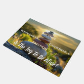 Meditation Fußmatte (Schrägansicht)