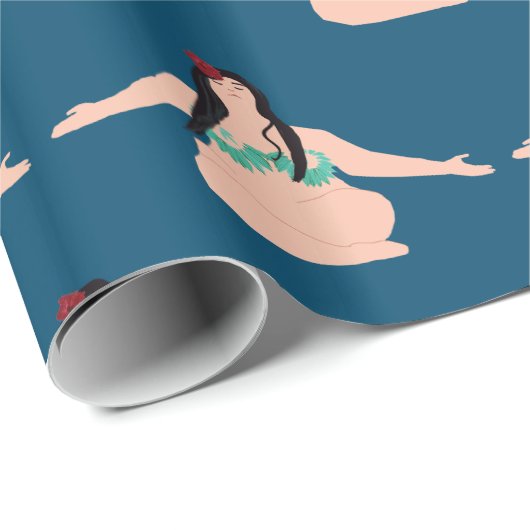 Meditation Geschenkpapier (Rolleneckpunkt)