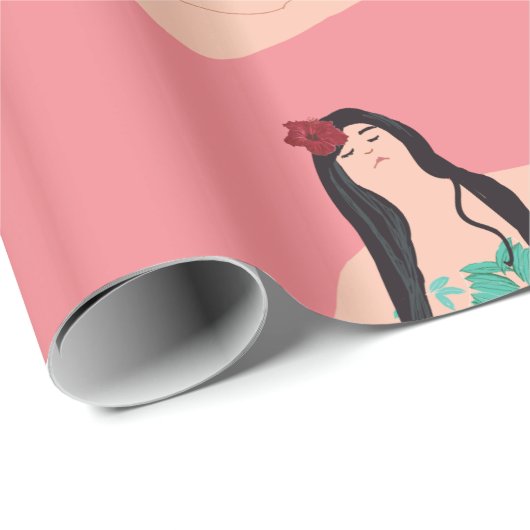 Meditation Geschenkpapier (Rolleneckpunkt)