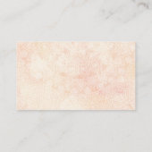 Meditation Gesundheit & Wellness Tribal Muster Visitenkarte (Rückseite)