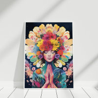 Meditation Girl Blume Universe