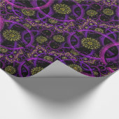 Meditation Gold Blume Packpapier (Ecke)