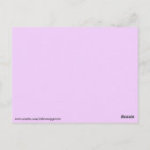 Meditation Gold Blume Postkarte (Rückseite)