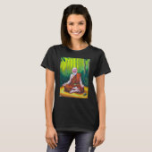 Meditation Guru Laughing Zen Buddha Meditation T-Shirt (Vorne ganz)