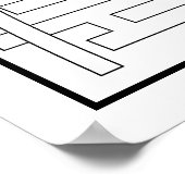 Meditation / Immersionssymbol Poster (Ecke)