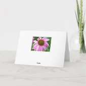 Meditation in der Wiese Karte (Rückseite)