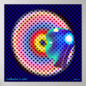 Meditation in Farbe Poster (Vorne)