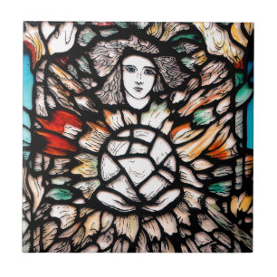 Meditation in Farben: Buntglas-Kunst und Spiritual Fliese