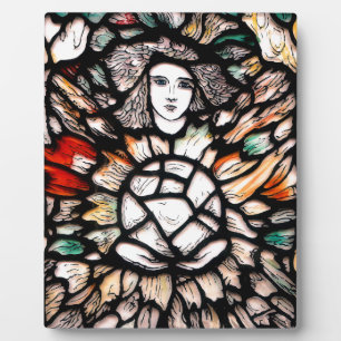 Meditation in Farben Fotoplatte