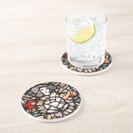 Meditation in Farben. Getränkeuntersetzer (Seite)