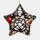 Meditation in Farben. Keramik Ornament (Vorne)