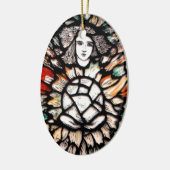 Meditation in Farben. Keramik Ornament (Links)