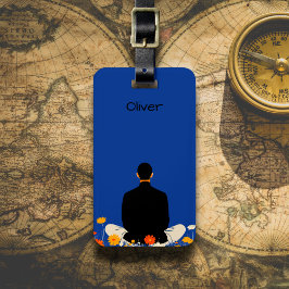 Meditation in Nature Gepäckanhänger