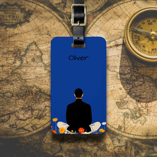 Meditation in Nature Gepäckanhänger