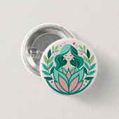 Meditation in the Garden Button (Vorne & Hinten)