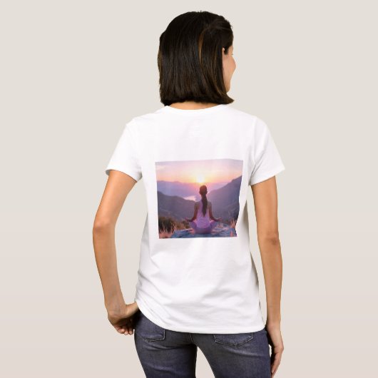 Meditation - Inner Balance - Yoga T-Shirt (Schwarz voll)