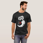 Meditation Japanisches Bonsai T-Shirt Yin Yang Bud (Vorne ganz)