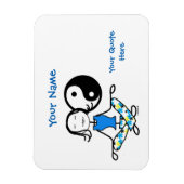 Meditation Karma Kühlschrankmagnet Magnet (Vertikal)