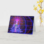 Meditation Karte (Gelbe Blume)