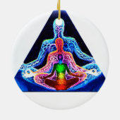 Meditation Keramik Ornament (Hinten)