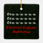 Meditation Keramikornament (Rückseite)