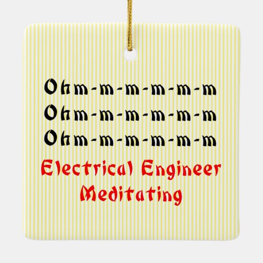 Meditation Keramikornament (Rückseite)