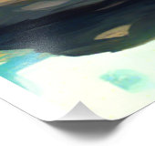 Meditation KI Gemälde buddhistischer Mönch  Fotodruck (Ecke)