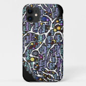 Meditation Körper Inspiration Word Art Case-Mate iPhone Hülle (Rückseite)