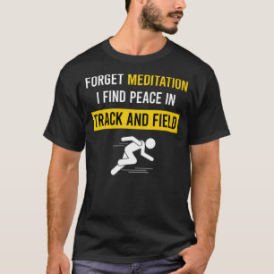 Meditation Leichtathletik T-Shirt