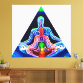 Meditation Leinwanddruck (Insitu (Wohnzimmer))