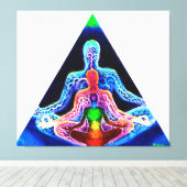 Meditation Leinwanddruck (Insitu (Holzboden))