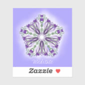 *~* Meditation Light Star Mandala Vinyl Sticker (Blatt)