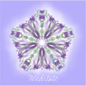 *~* Meditation Light Star Mandala Vinyl Sticker (Vorderseite)